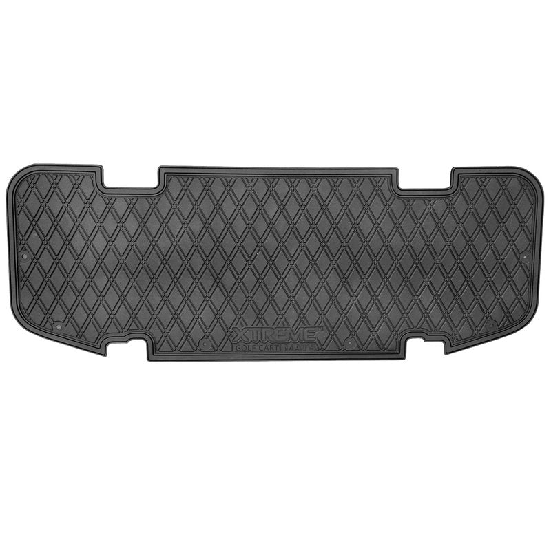 Xtreme MATS DoubleTake Golf Cart Floor Mat for Rear Seat Kits & Backward Facing Foot Rests - Fits DoubleTake Max5 & Max6 Rearseat Kits - All Black