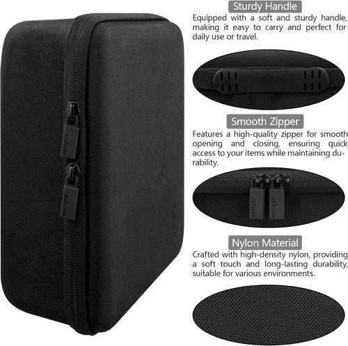 co2CREA Hard Case for OMRON Platinum & Gold Upper Arm Blood Pressure Monitors - Durable Protection