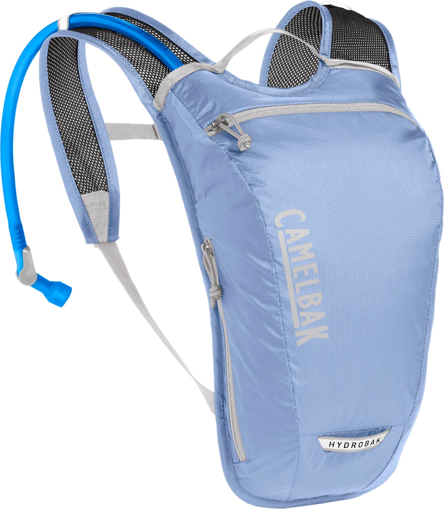 CamelBak HydroBak Light Bike Hydration Backpack, Ultra‑Light Low‑Profile Design with 50oz Crux Reservoir, Serenity Blue 2.0