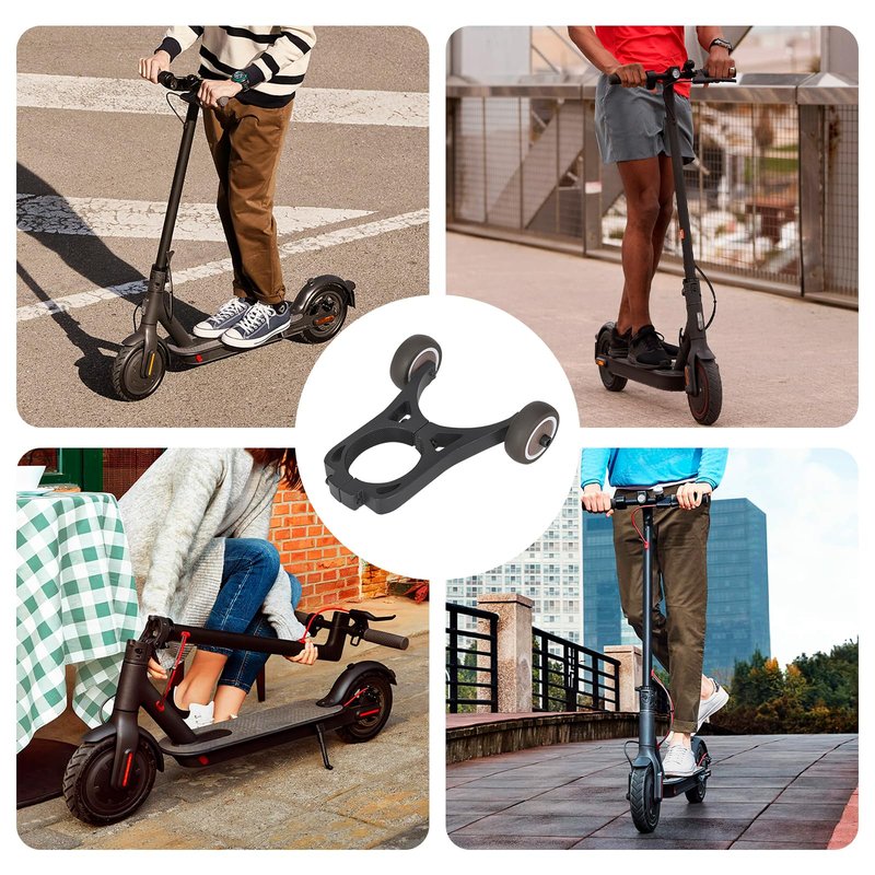 Ulip Scooter Stand Holder,Folding Electric Scooter Handstand Stand Storage Bracket, for Xiaomi M365 1S Pro Pro 2 Electric Scooter Handstand Stand Bracket for Xiaomi 3/ 4 Lite Auxiliary Wheel