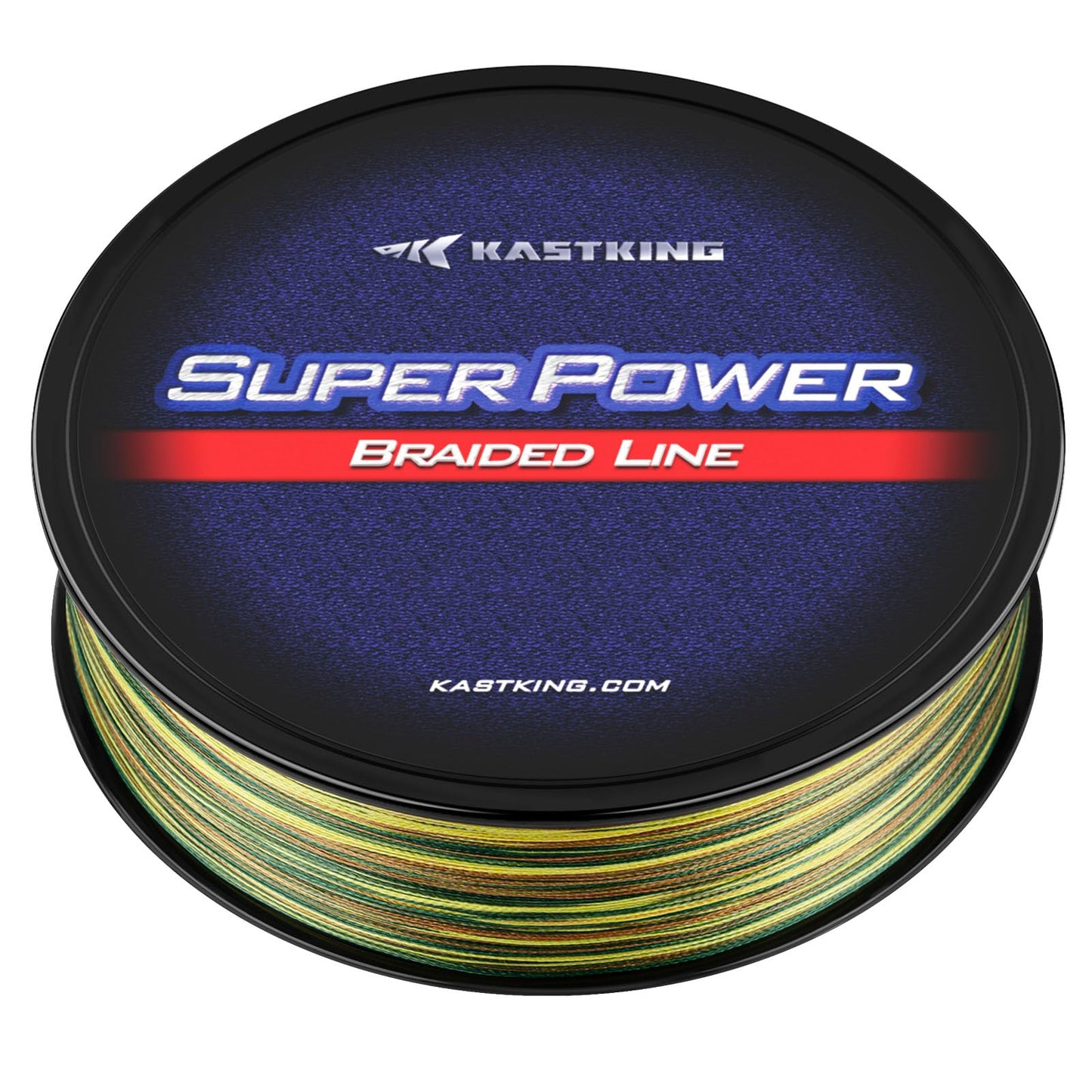 KastKing Superpower Braided Fishing Line, Camo, 6 LB, 300+27 Yds