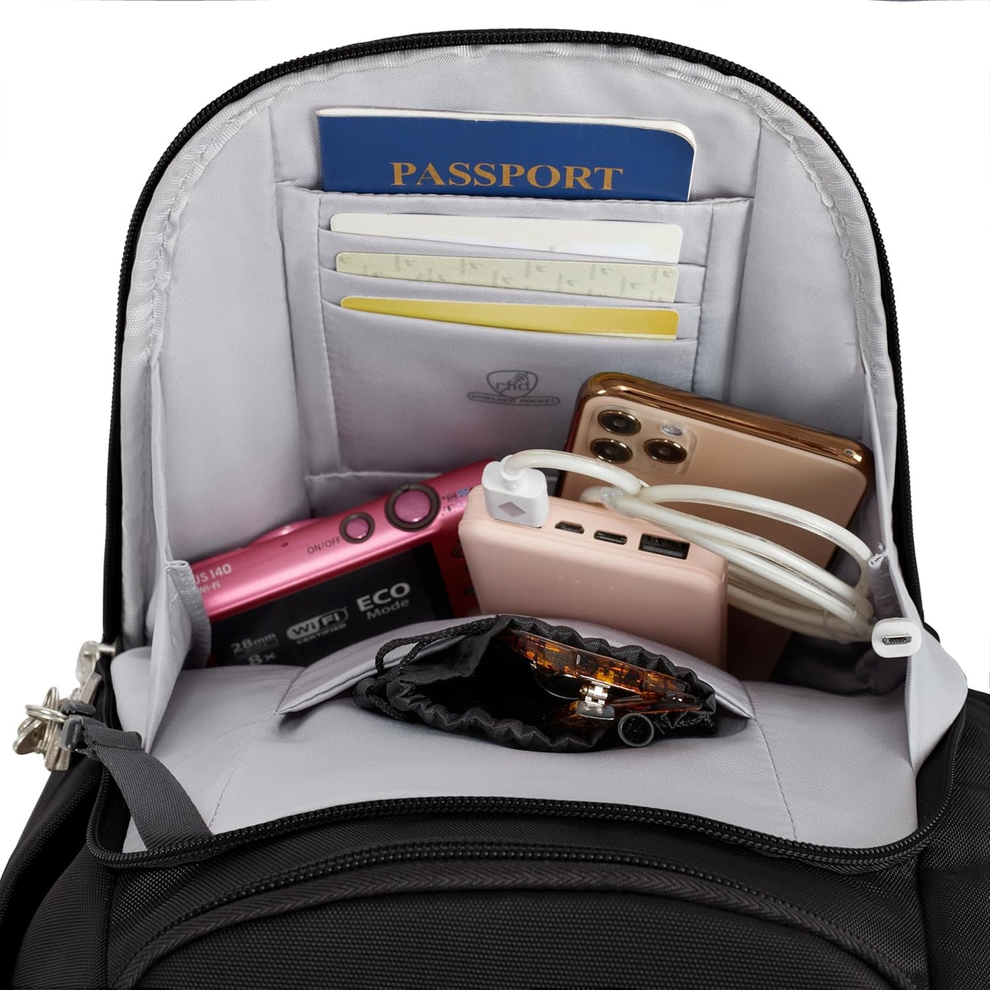 Travelon Anti-Theft Classic Backpack - Secure Design with Multiple Pockets | Ideal for Travel