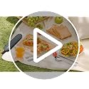 Travel Utensils Set with Case - Stainless Steel Cutlery - Black