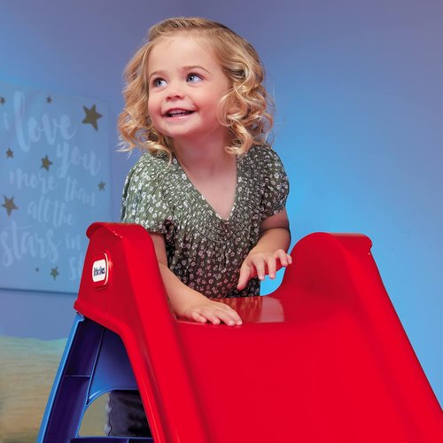 Little Tikes Light-Up First Slide - Fun Indoor/Outdoor Play for Kids | Bright Red Color