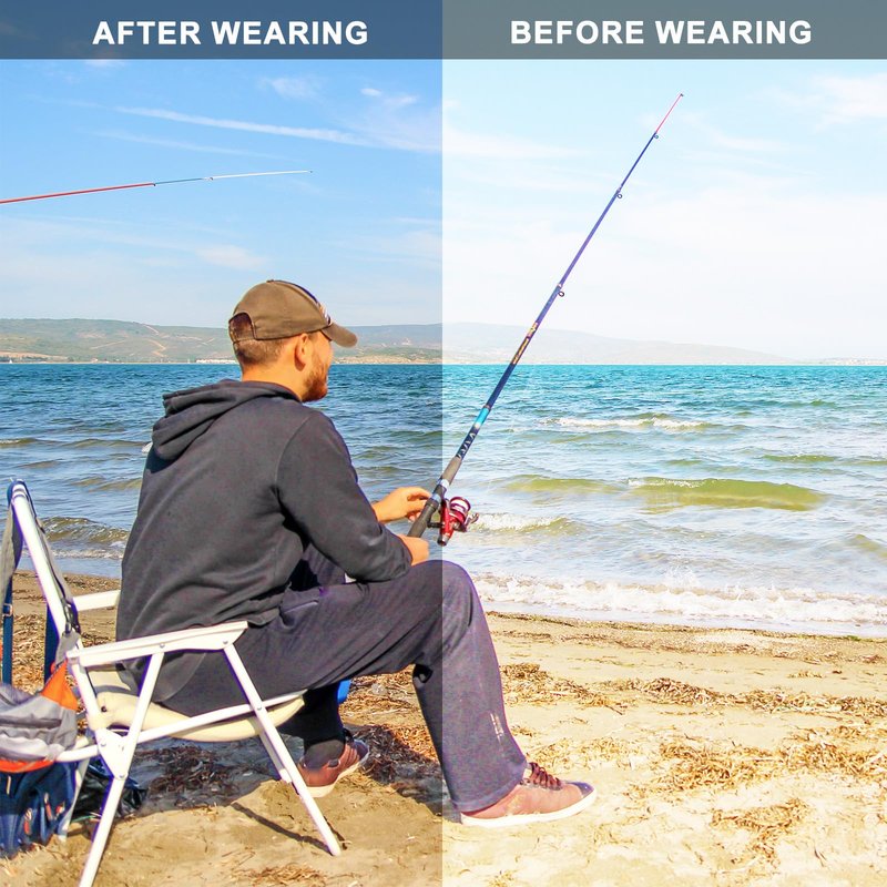 Karsaer Lago Polarized Sport Sunglasses for Men and Women, Ideal for Driving Fishing Cycling Running, UV Protection
