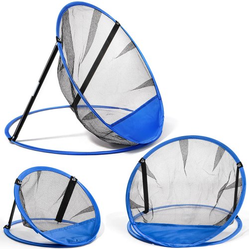 Jucoan Set of 3 Golf Chipping Net, 3 Sizes 12”, 18”, 24” Pop Up Golf Target Practice Net for Indoor Outdoor Backyard, Gift for Men, Father, Husband, Golfers