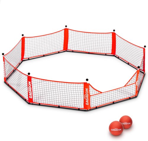 GoSports Gaga Ball Pit - Portable Indoor/Outdoor Gagagon Pit for Schools & Camps | 10ft, 15ft, 20ft Sizes