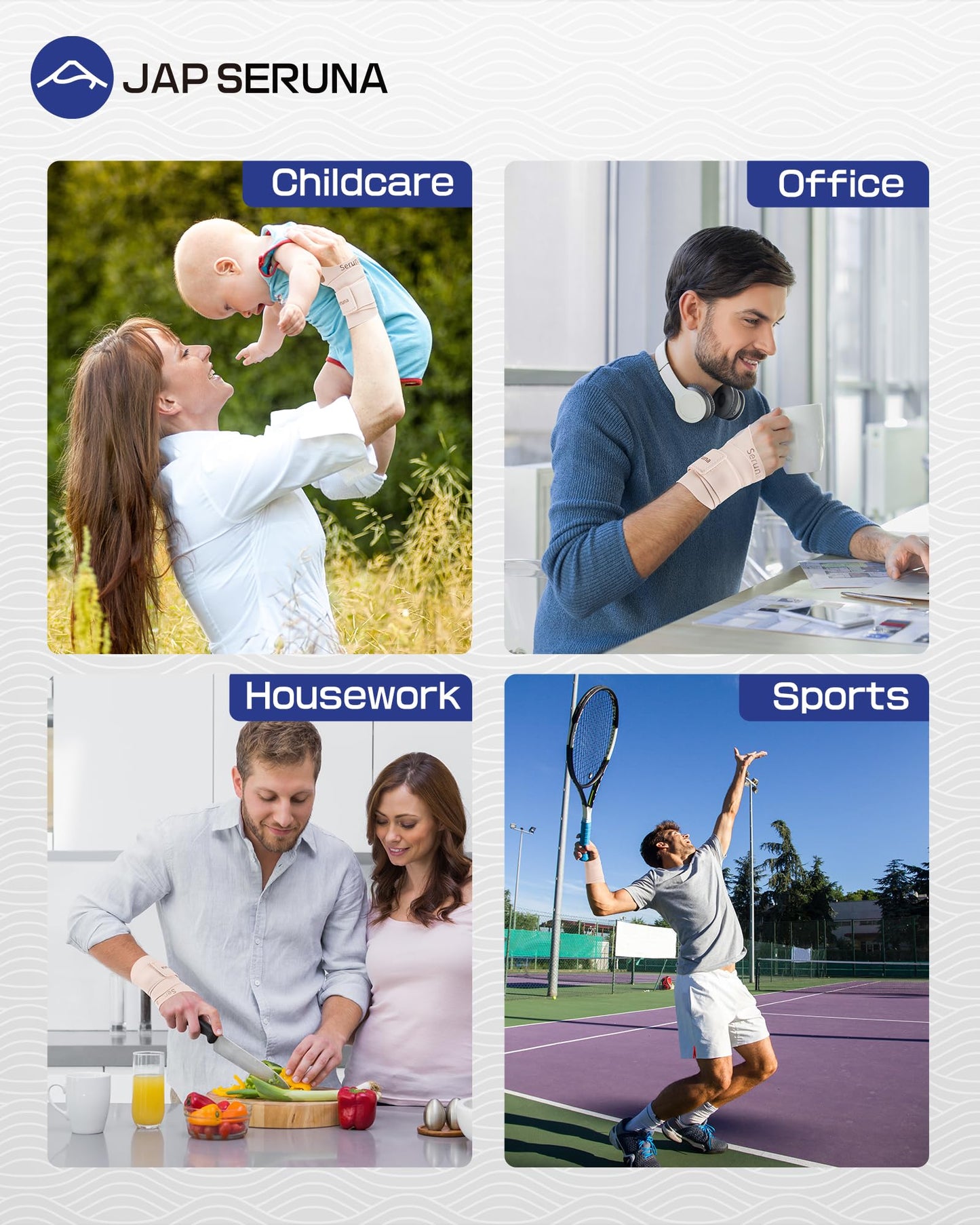 PFZ Ultra-Thin Ulnar Wrist Brace with Double Compression Straps - Wrist Support for Carpal Tunnel, Arthritis, Tendonitis, TFCC, Pain Relief (Single)