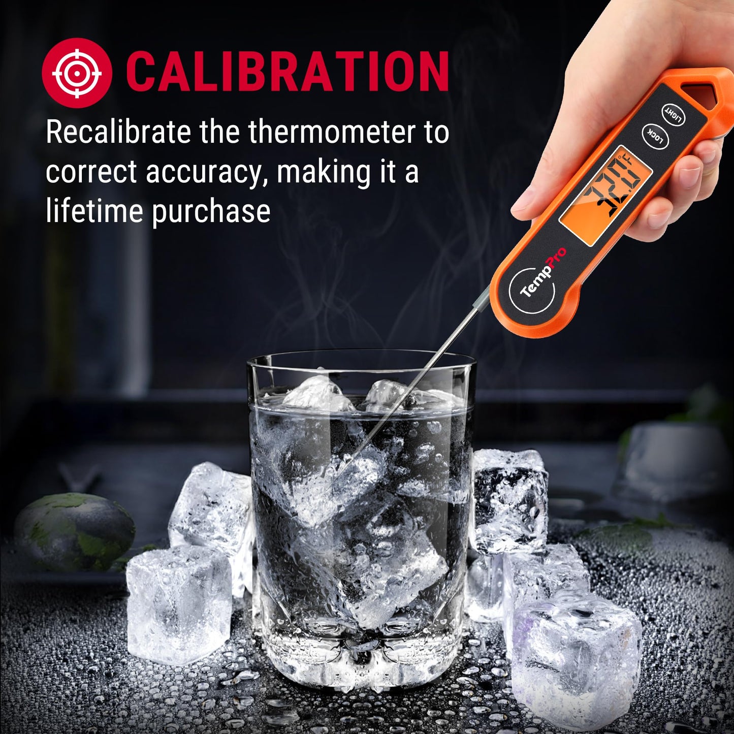 TempPro TP19H 1 Sec Digital Meat Thermometer for Cooking