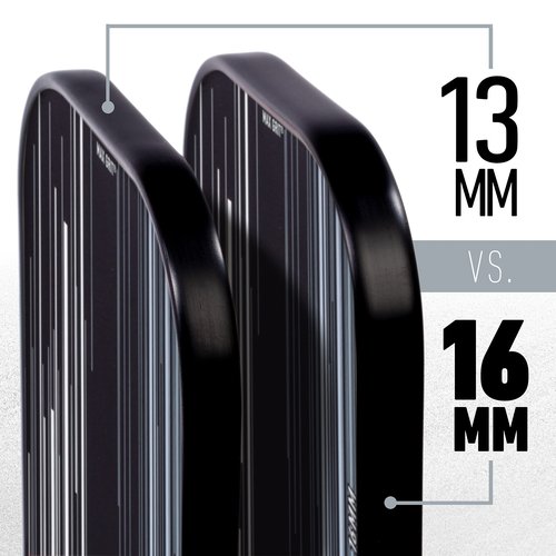 Franklin Sports Pro Pickleball Paddles - Signature Series Pro Paddle with MaxGrit Surface - USA Pickleball (USAPA) Tournament Approved - 16mm Polypropylene Core - Black