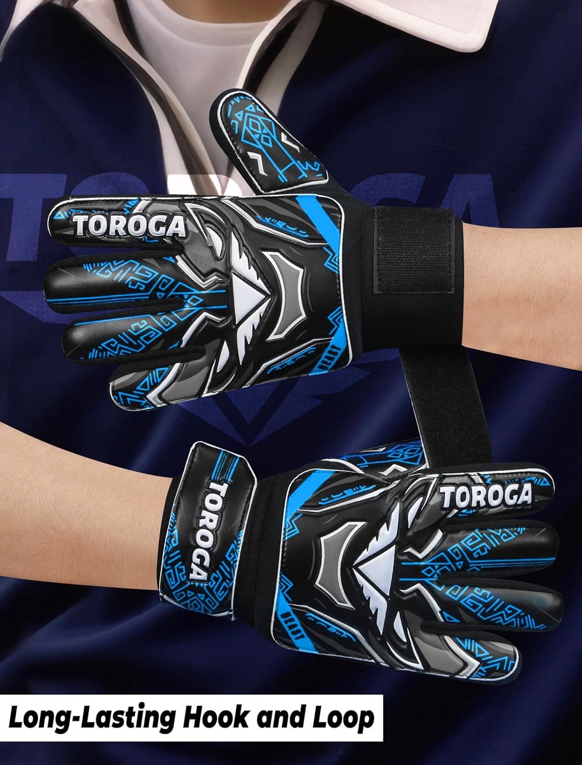 Regine Switzerland Goalkeeper Gloves for Kids – Strong Latex Grip & Double Wrist Support | Breathable Mesh Design