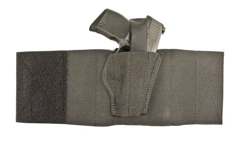 DeSantis Apache Ankle Rig - Concealed Ankle Holster, Elastic Ankle Holster, Conceal Carry Gun Holster for Revolver, Compatible with Most Small Revolvers - Left Hand Draw, Black