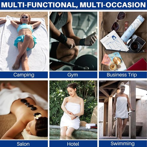 Compact Care Compressed Towels – Travel Towels for Cleaning, Camping, Gym, Hiking, Baby, Emergency Use – 100% Cotton, Chemical-Free, Expands with Water – Portable & Reusable (40 pcs)