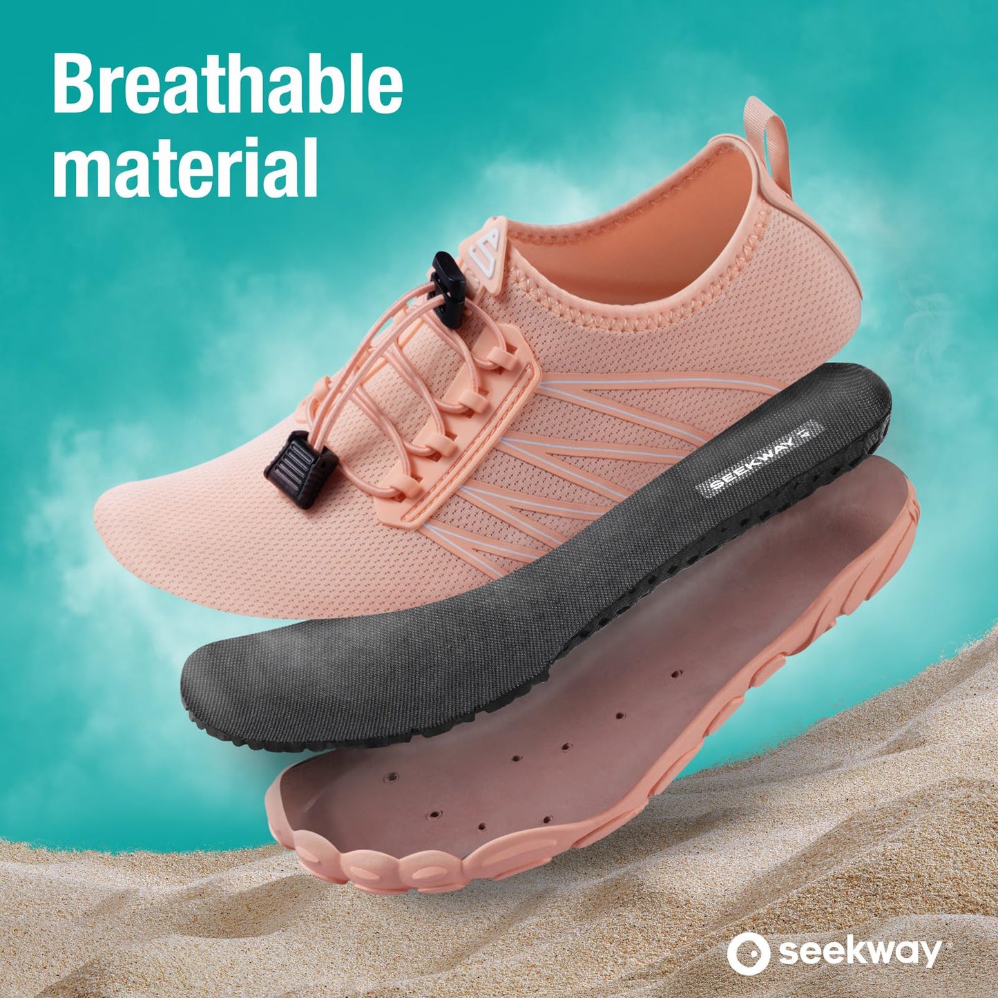 SEEKWAY Water Shoes for Women Adult Quick-Dry Aqua Sock Barefoot Men for Beach Swim River Pool Lake Hiking Kayaking Surfing