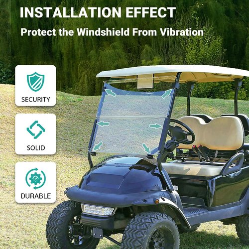 DRIVE UP Golf Cart Windshield Retaining Clips Kits with Screw for Club Car Precedent Golf Cart