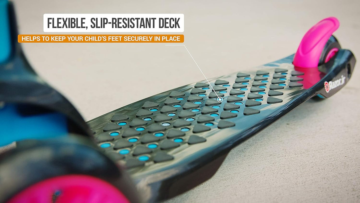 Razor Jr. T3 Kick Scooter for Kids 3+ | Lightweight Design & Advanced Tilt-to-Turn Technology