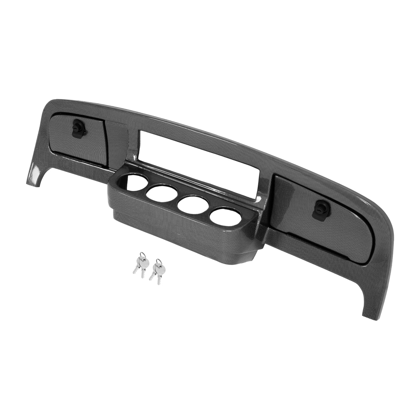 WUTIST Dashboard Cover Golf Cart Dash Compatible with 2014-Up EZGO Freedom TXT & Express S4/L4, S6/L6 W/Locking Doors & Keys ABS Plastic