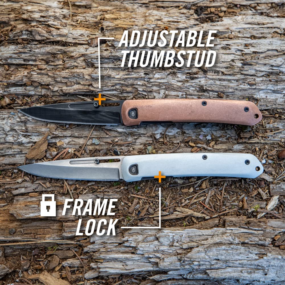 Gerber Gear Affinity, EDC 3.6" Folding Pocket Knife with Plain Edge Blade for Everyday Carry, Aluminum