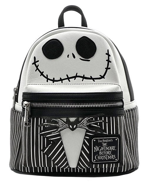 Loungefly x The Nightmare Before Christmas Jack Cosplay Faux Leather Backpack (One Size, Black)