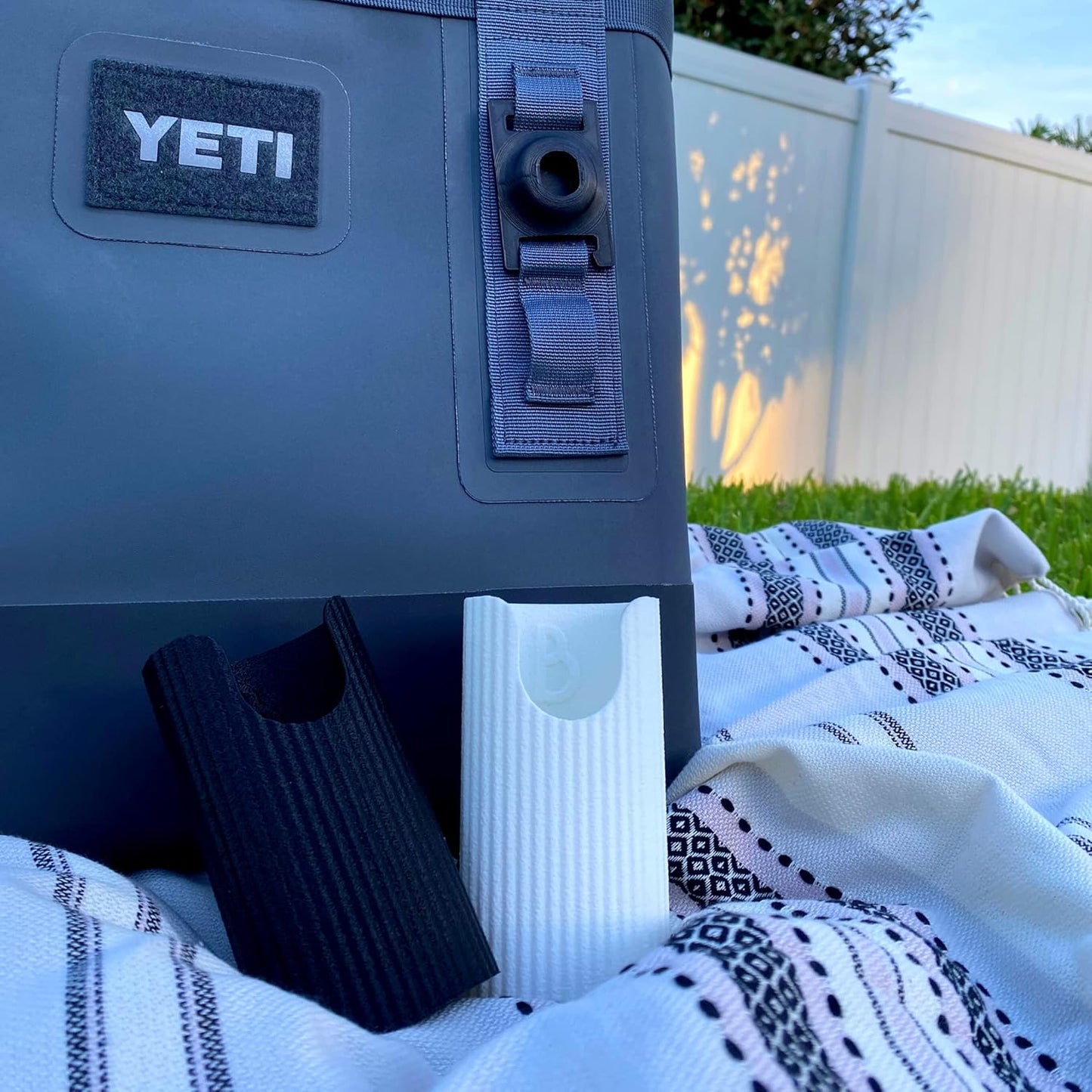 Yeti Sunglasses Holder Attachment - Securely Store Sunglasses on Soft Coolers & Backpacks - Made in USA