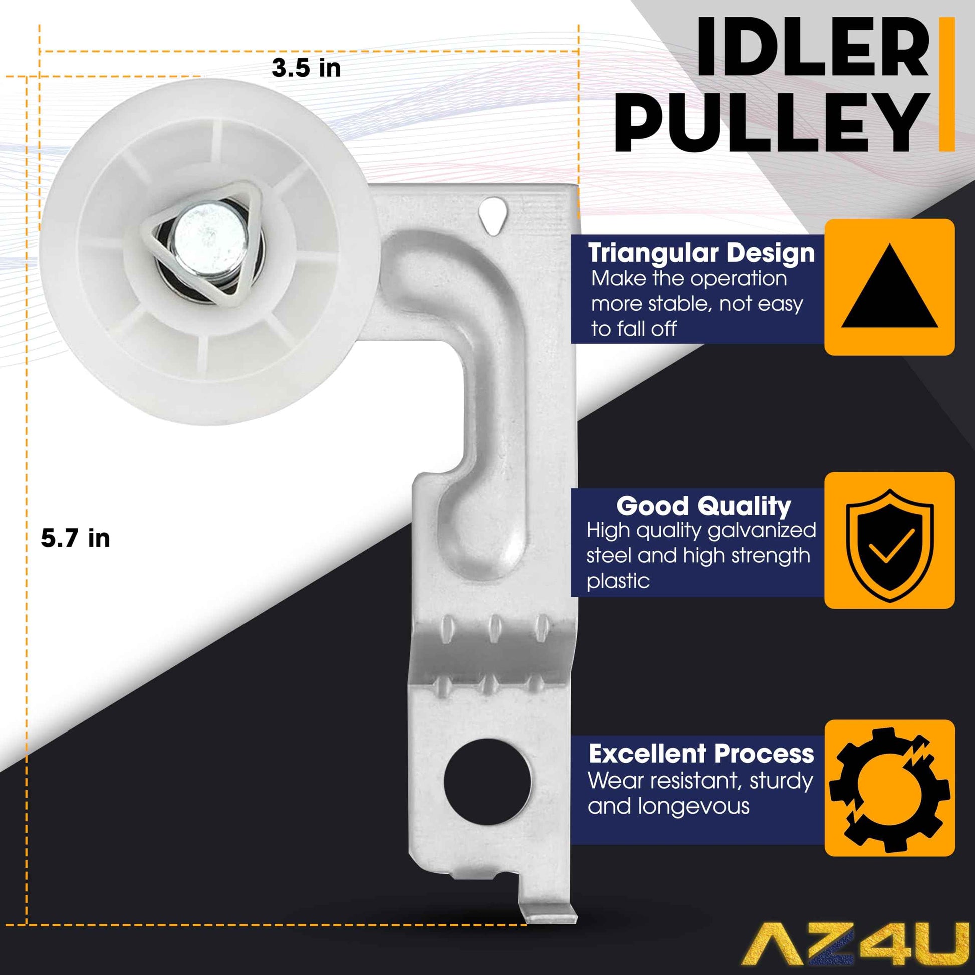 For Maytag MEDE500VW1 MEDC215EW1 MEDB835DW3, Whirlpool Duet WED9150WW1, 9050XW1 WGD9200SQ0 WGD8600YW1 GEW9250PW1 WED9400SW2 WED9200SQ0 Replaces Dryer Idler Pulley With Bracket And Dryer Drive Belt
