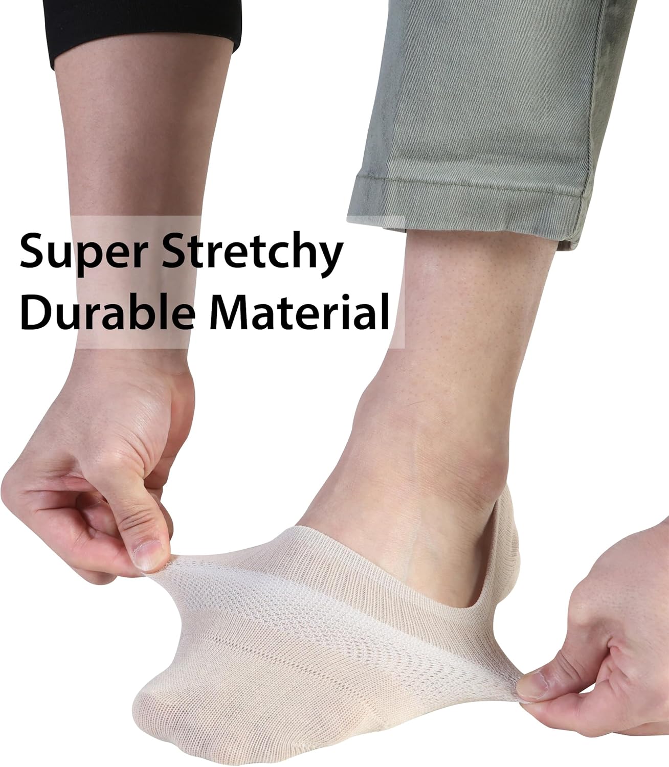Pro Mountain No Show Socks - Seamless Design with Wide Toe Box | 6 Pack Unisex Sizes S to XL