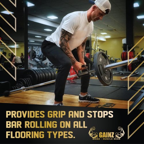 Gainz Landmine Row Barbell Attachment - T Bar/V Bar, 360° Swivel Rotation, Fits Standard 2-Inch Gym Bar