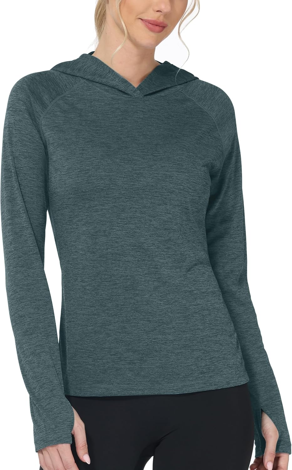 Roadbox Women's Sun Protection Hoodie - UPF 50+ Long Sleeve Lightweight Outdoor Shirt | Ideal for Hiking & Fishing