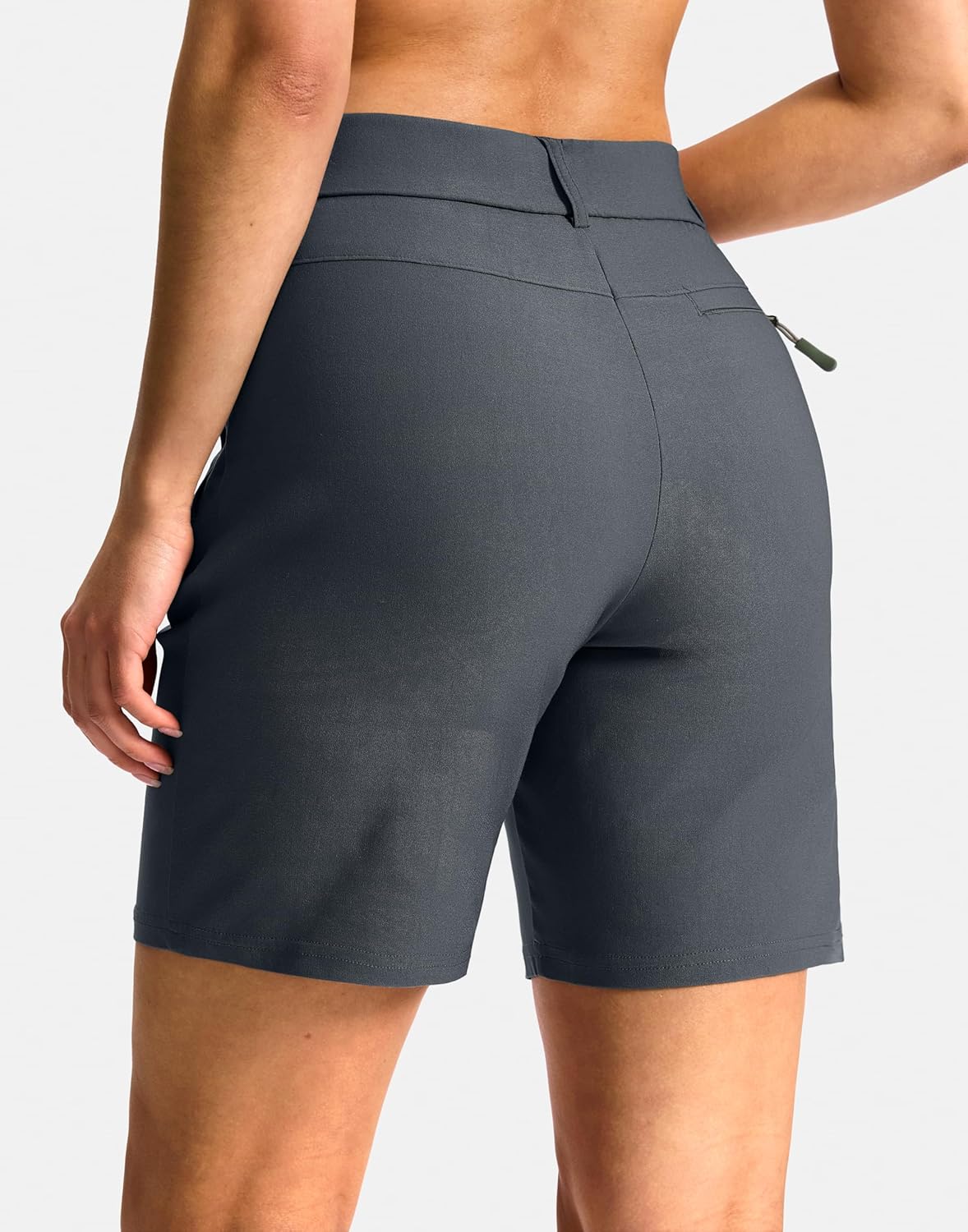 SANTINY Women's Hiking Golf Shorts - Quick-Dry Stretch Fabric | 5"/7" with 3 Pockets for Outdoor Travel