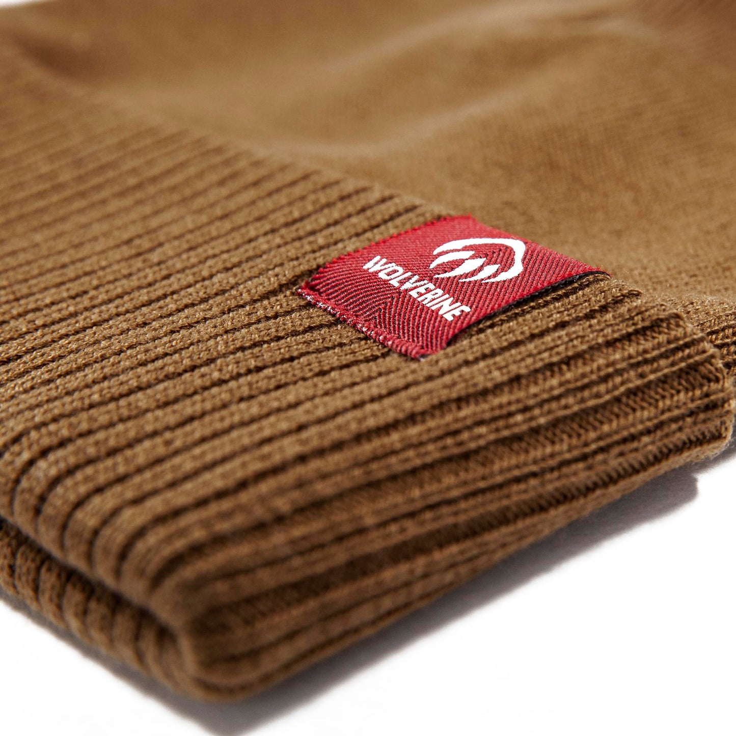 WOLVERINE Performance Work Beanie | Unisex | Durable | Rugged | Warm | Outdoor | Adventures | One Size, Cuffed Knit - Chestnut