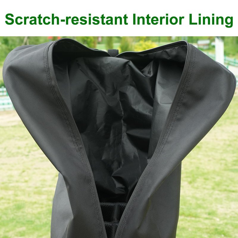 ZHICIM Golf Bag Rain Cover Hood Universal 1680D Nylon, Rain Cape for Golf Bags with Snap Button, Waterproof Material Dustproof Club Protector