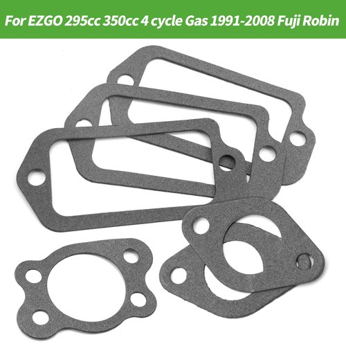 10L0L Golf Cart Gasket Seal Rebuild Kit for EZGO 295cc 350cc 4 Cycle Gas Golf Cart 1991-2008 Fuji Robin Engine Pre MCI Inc MCI Breather, Engine Rebuild Breather Gasket Seal Kit, OEM# 7608902
