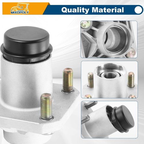 MIXOPOLY 2 Pack Front Wheel Hub Assembly Kit for Club Car DS 1974-2003 Gas & Electric Golf Cart, Replace 1011892, 1011894, 11011102, 1011153, 1011889