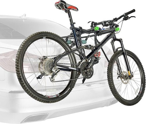 Allen Sports Deluxe 2-Bike Trunk Mount Rack - Easy Installation | Black, Model ZN102