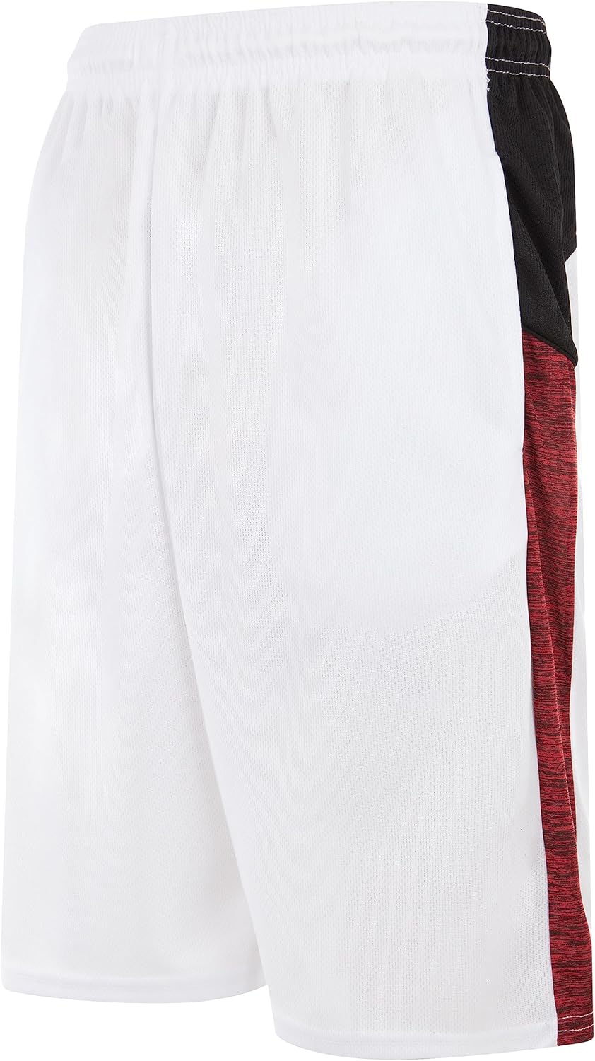 Skiennix Men's Basketball Shorts - Active Performance Gym Shorts with Pockets | 4-Pack Set