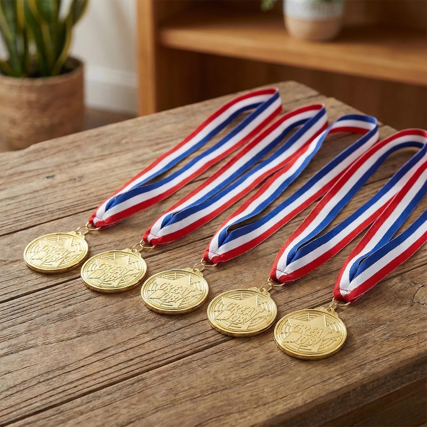 ZutinQiao 24 Pcs Medals for Awards Gold, Participation Medals with Ribbon, Participation Appreciation Award Medals Metal, Inspirational Appreciation Gift Bulk for Adult Team Coworker
