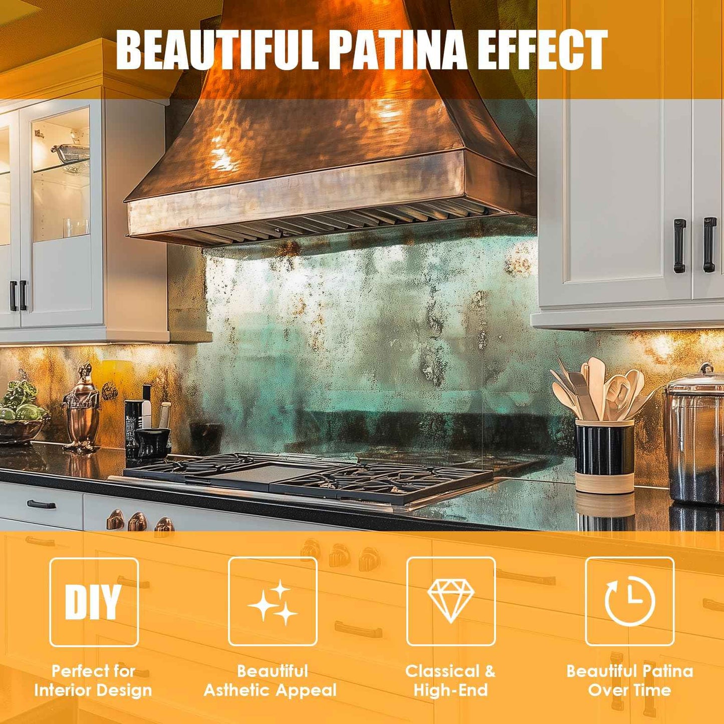 Royilink Copper Flashing Roll - 26 Gauge (0.016'/0.4mm) Thickness, 8in x 10ft, ASTM B152 99.95%+ Pure Copper, Roofing & DIY Project