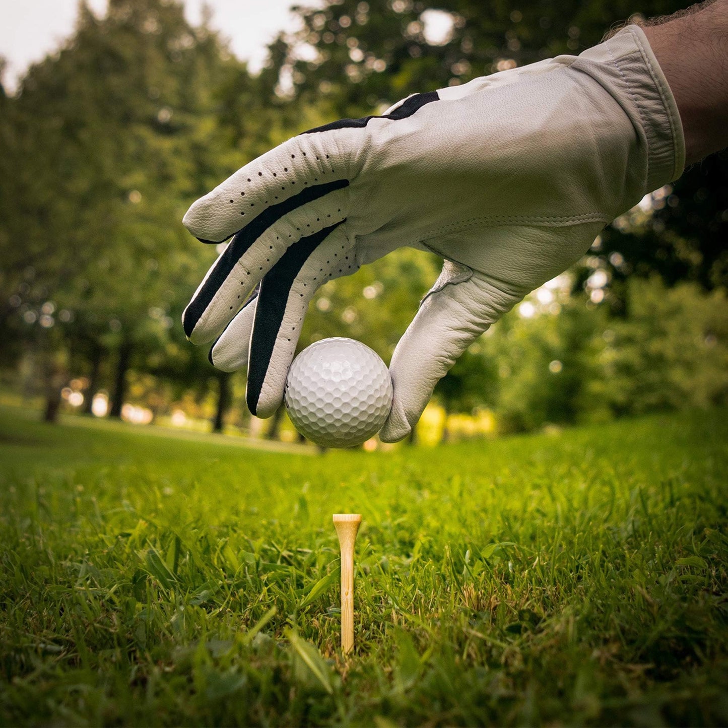 KLLsmDesign 1000pcs Per Pack Natural Bamboo Golf Tees, 2.75 Inch (7cm) Length, PGA Approved for Professional Player or Beginner's Trainning. Stronger Than Wood, No Side Spin Friction.