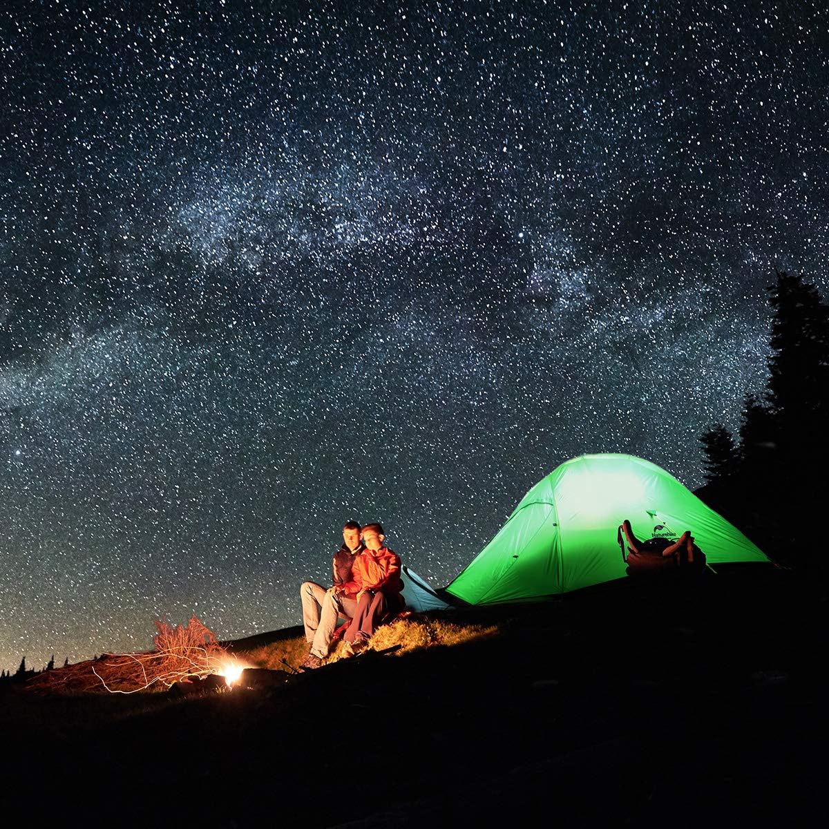 Naturehike Cloud-Up 2 Person Tent - Lightweight Ultralight Backpacking Tent with Footprint | Free Standing Design