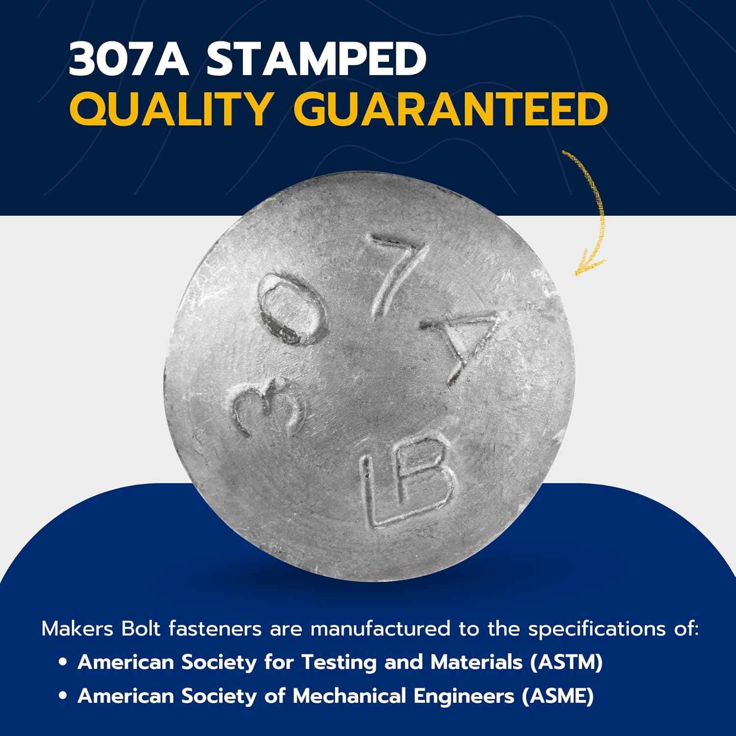 Galvanized Carriage Bolt Kit - 25 Pack 1/2" x 6" with Washers & Hex Nuts for Outdoor Use