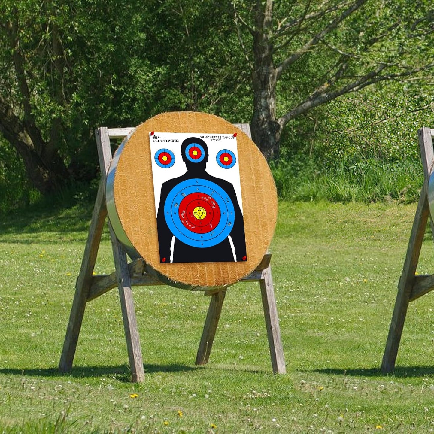 Silhouette Shooting Targets - 23X35 Inch Paper Targets for Indoor/Outdoor Shooting Ranges | Ideal for Handguns, Rifles, and Airsoft Guns