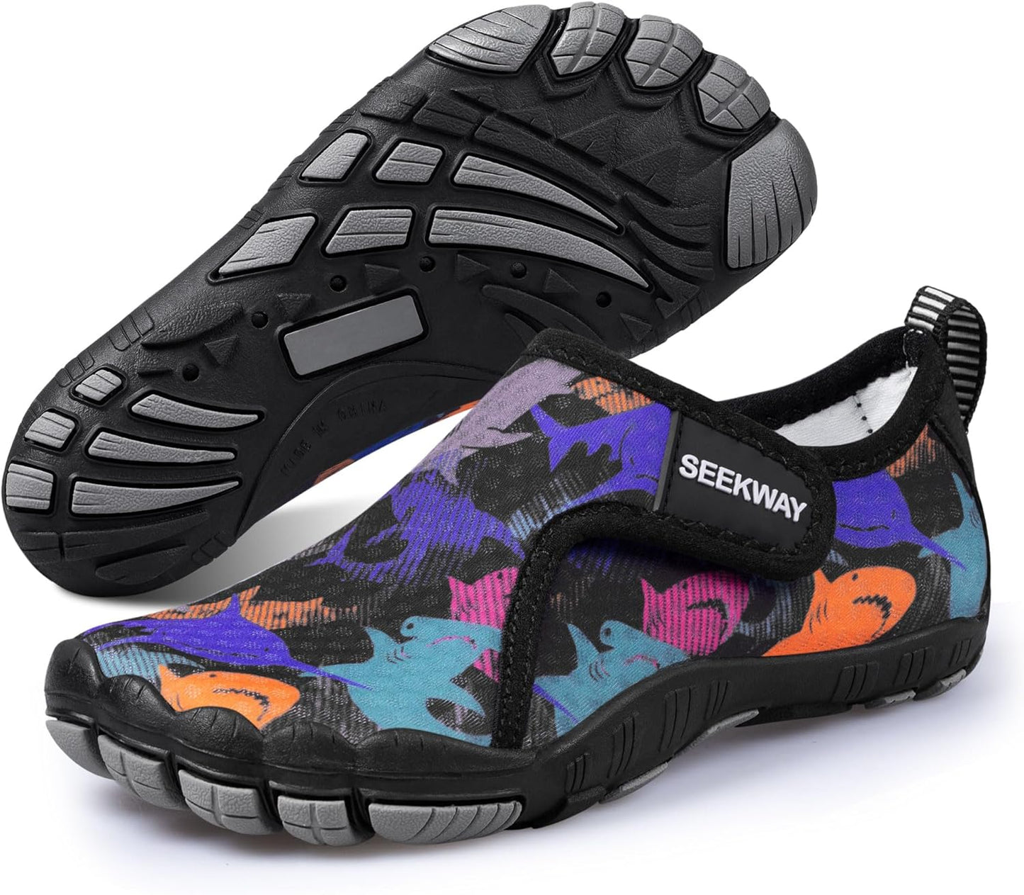 SEEKWAY Barefoot Water Shoes for Kids - Quick-Dry, Non-Slip Sand Shoes for Hiking, Swimming & Beach Fun
