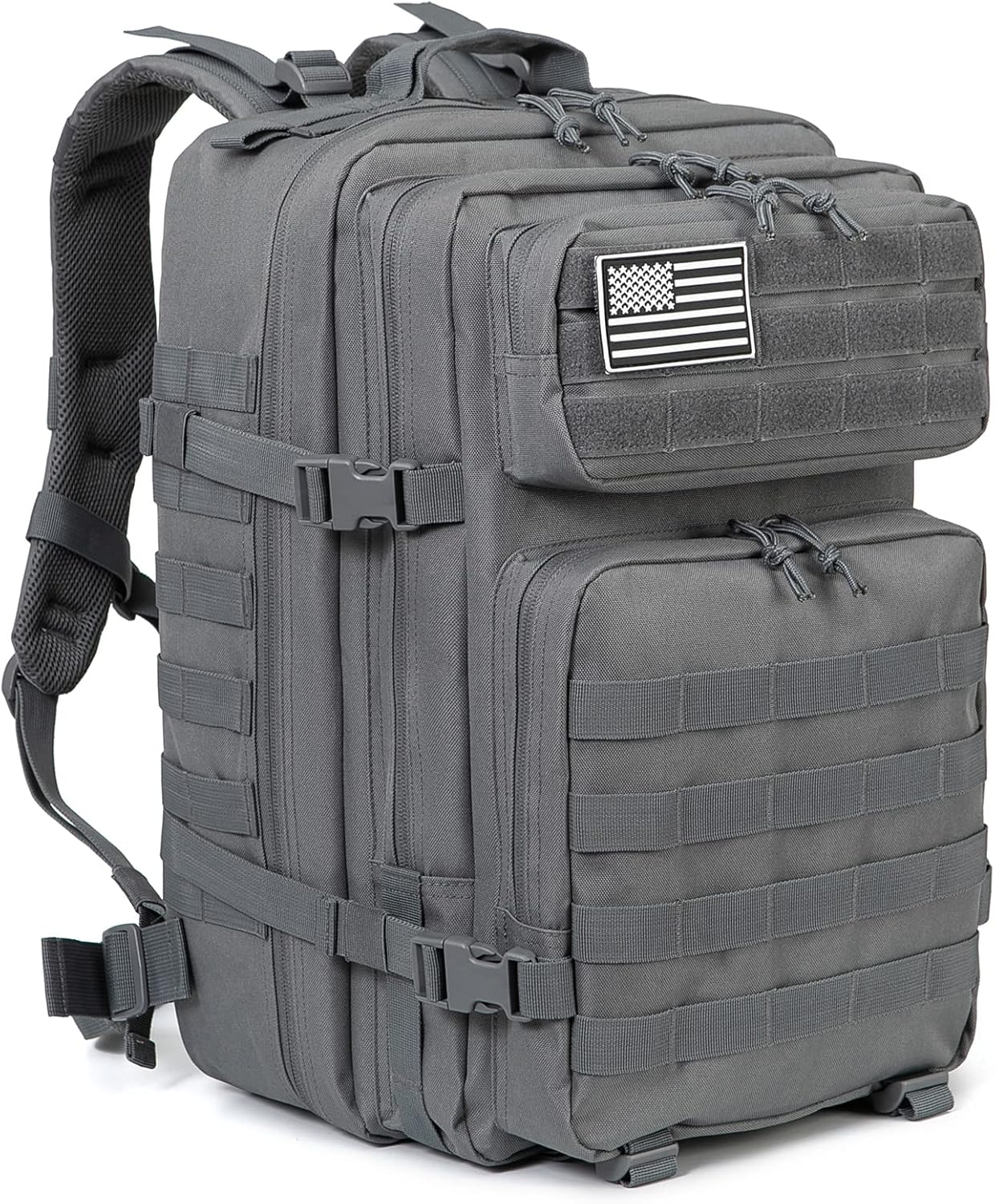 QT&QY 45L Military Tactical Backpack - Molle Army Assault Pack for Hiking & Trekking
