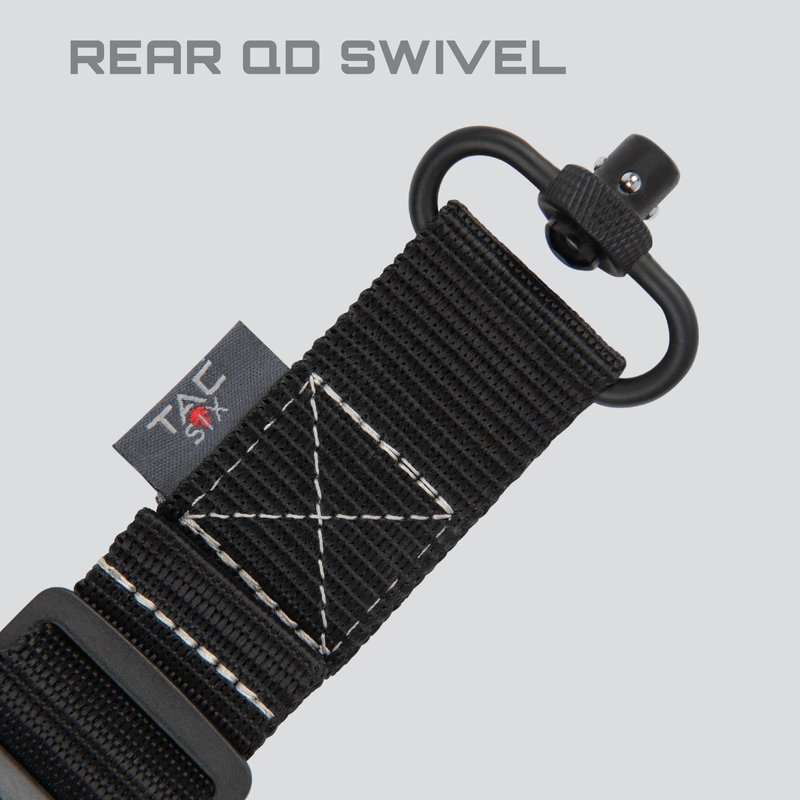 Tac-Six Citadel QD Connect Double Point Firearm Sling, Black