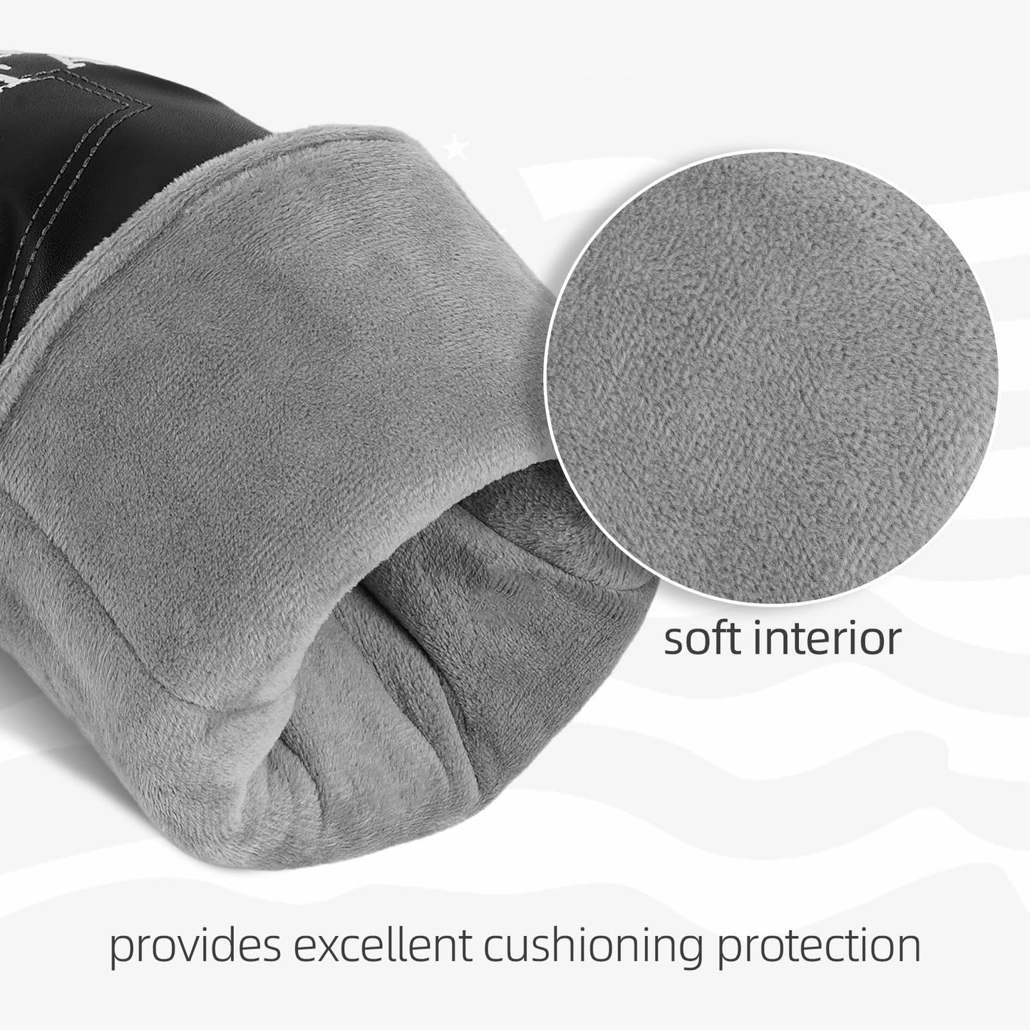 Craftsman Golf Golf Club Head Covers, Driver Headcover Golf Club Cover, Black Driver Headcover Fit up tp 460cc Golfing Gift for Men Women