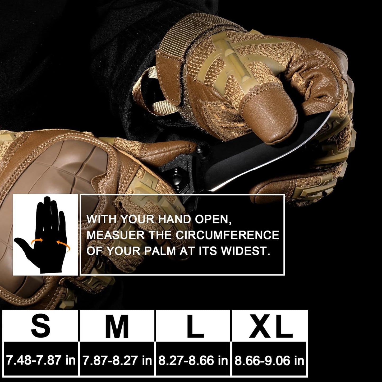 WTACTFUL Tactical Gloves - Touchscreen Rubber Guard for Men | Ideal for Airsoft, Motorcycle & Hunting