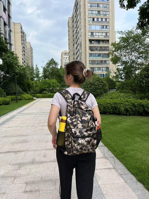 Lmagice Foldable Backpack, Lightweight Travel Daypack(Camouflage green)
