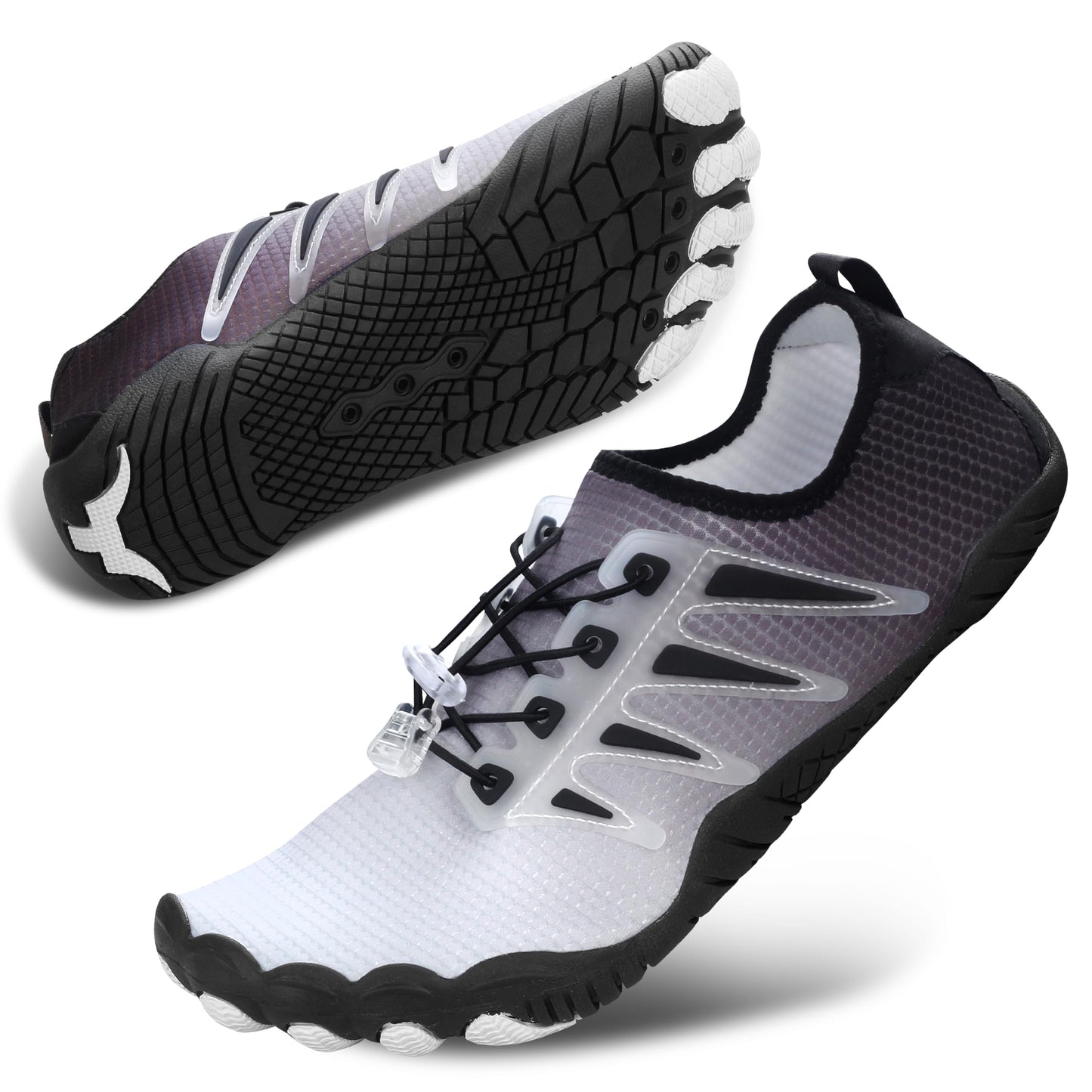 Water Shoes for Men Women, Quick-Dry Barefoot Aquashoes for Beach Swim, Water Sports Like Surf Kayak Yoga, Water Park