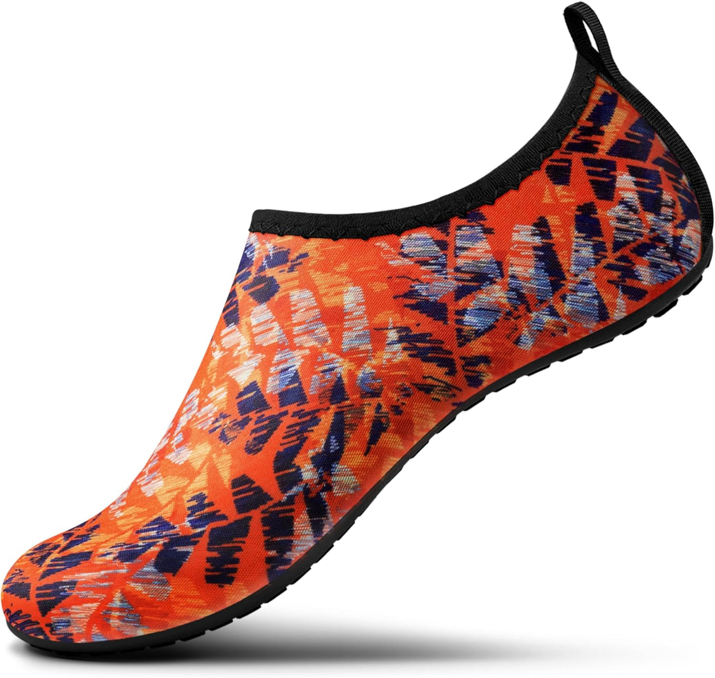 SEEKWAY Water Shoes - Quick-Dry Aqua Socks for Men & Women | Non-Slip Barefoot Design - Black