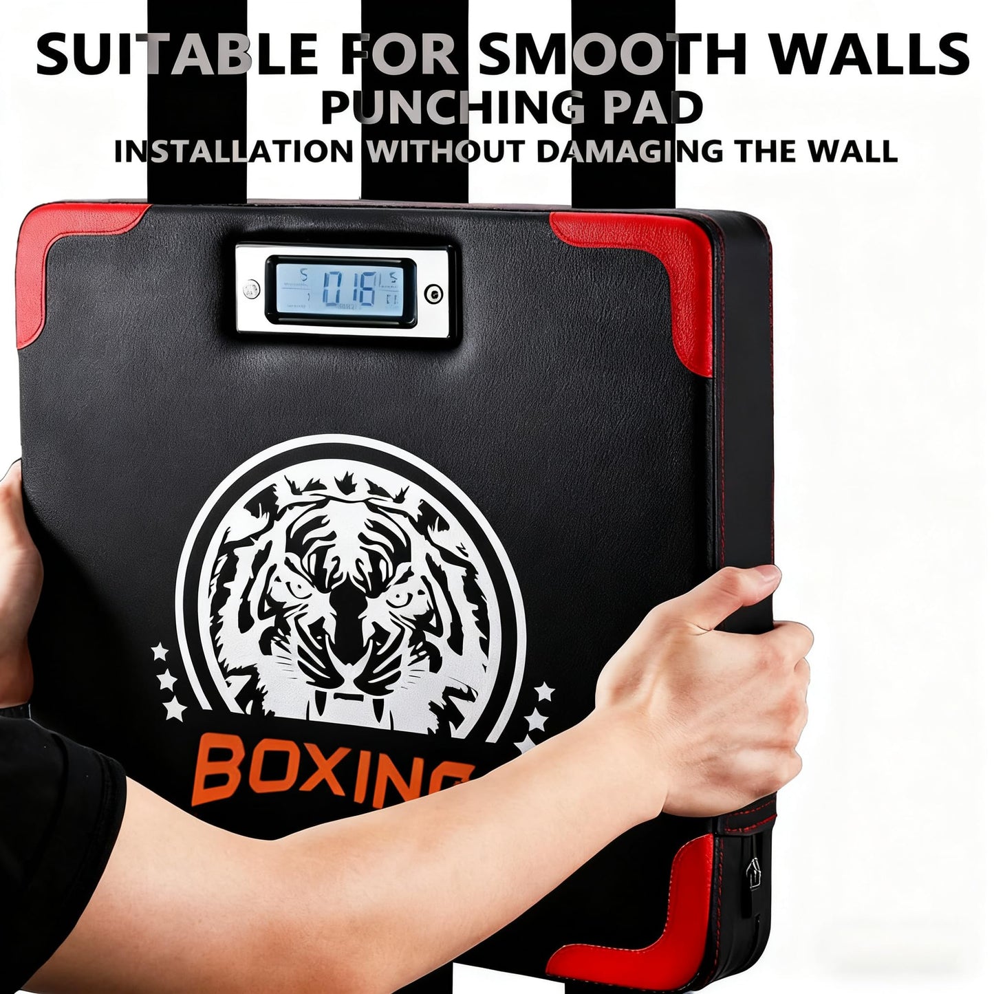 Boxing Strength Tester, That displays Strength and Speed, a Punch Machine with Adjustable Height, a Household Boxing Wall Hanging Machine, Adult and Kids Boxing Training Equipment.